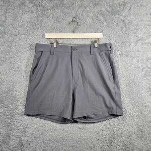 NEW Men's Huk Light Gray Pursuit Shorts Size Large 6" Inseam 00002